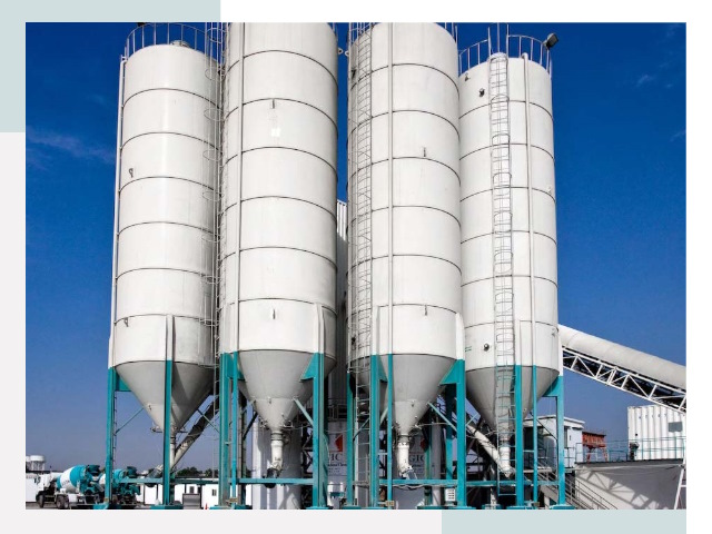 Строительство цементных силосов в Черняховске