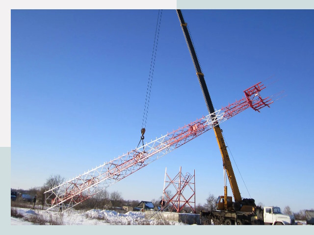 Строительство башен связи в Черняховске от 629 руб.