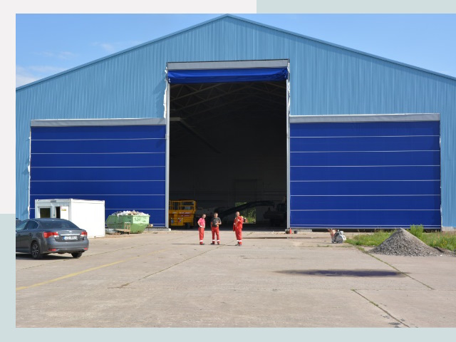 Ангарные ворота в Черняховск от СтальСтрой-Чрх по цене 629 руб.