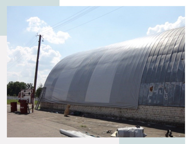 Ремонт ангаров в Черняховске