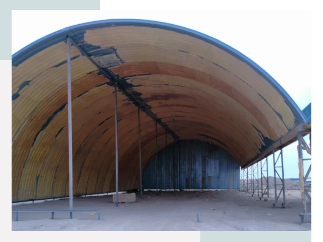 Реконструкция ангаров в Черняховске