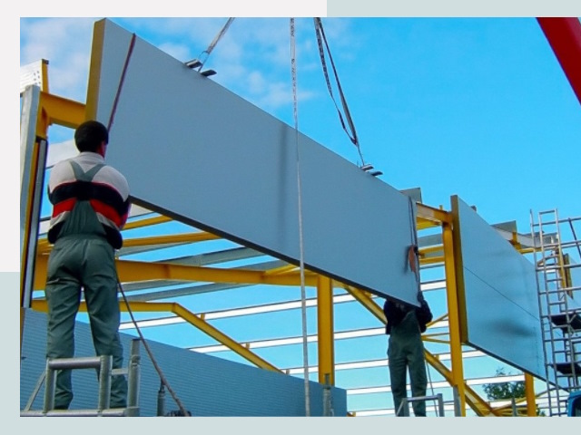 Монтаж сэндвич-панелей в Черняховске от 629 руб.