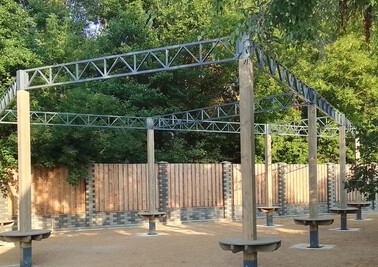 Терраса из металлоконструкций под ключ, проектирование, изготовление и монтаж от СтальСтрой-Чрх